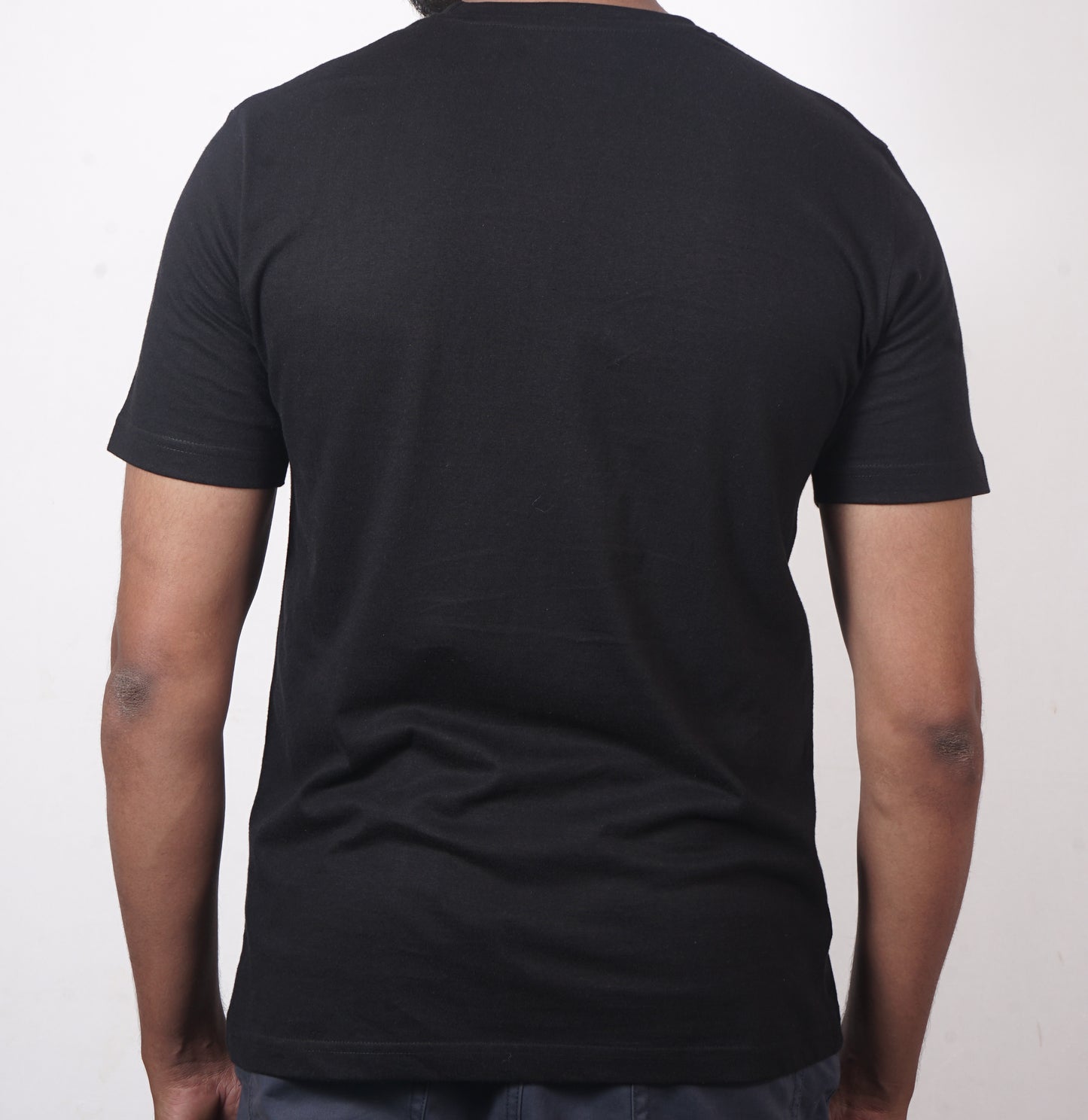 change - mens black t shirt