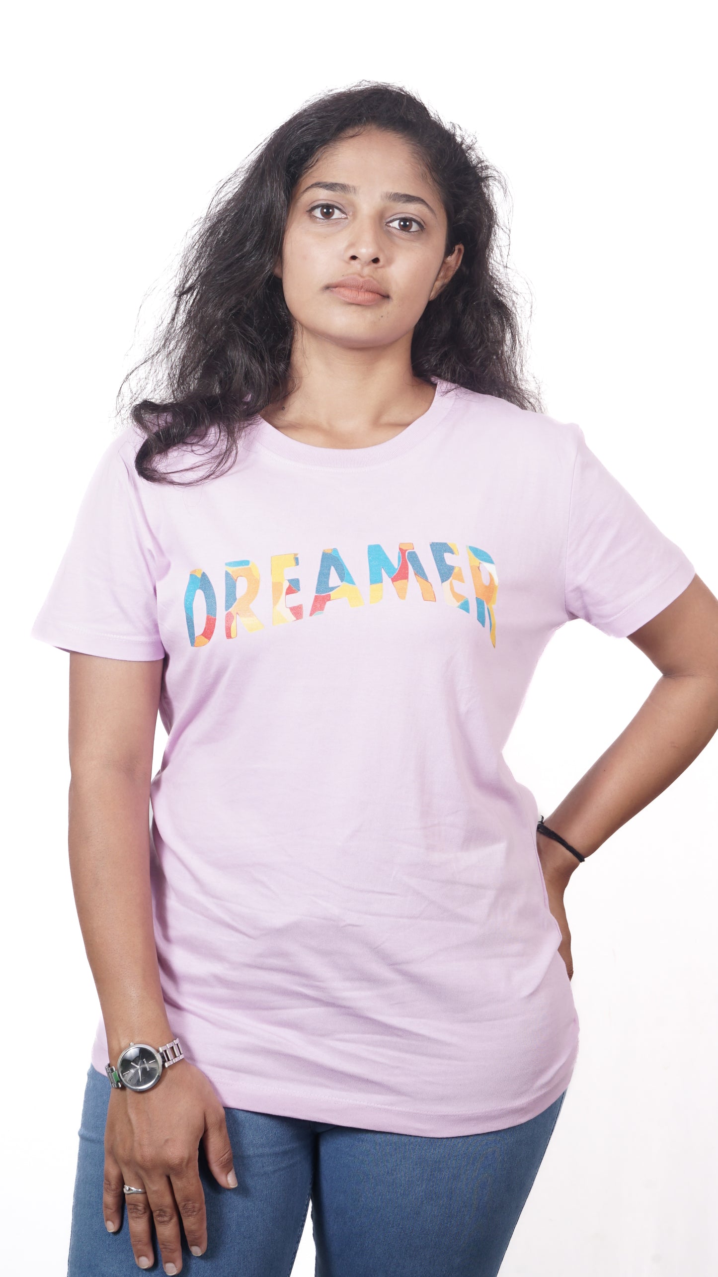 dreamer - womens lilac tshirt