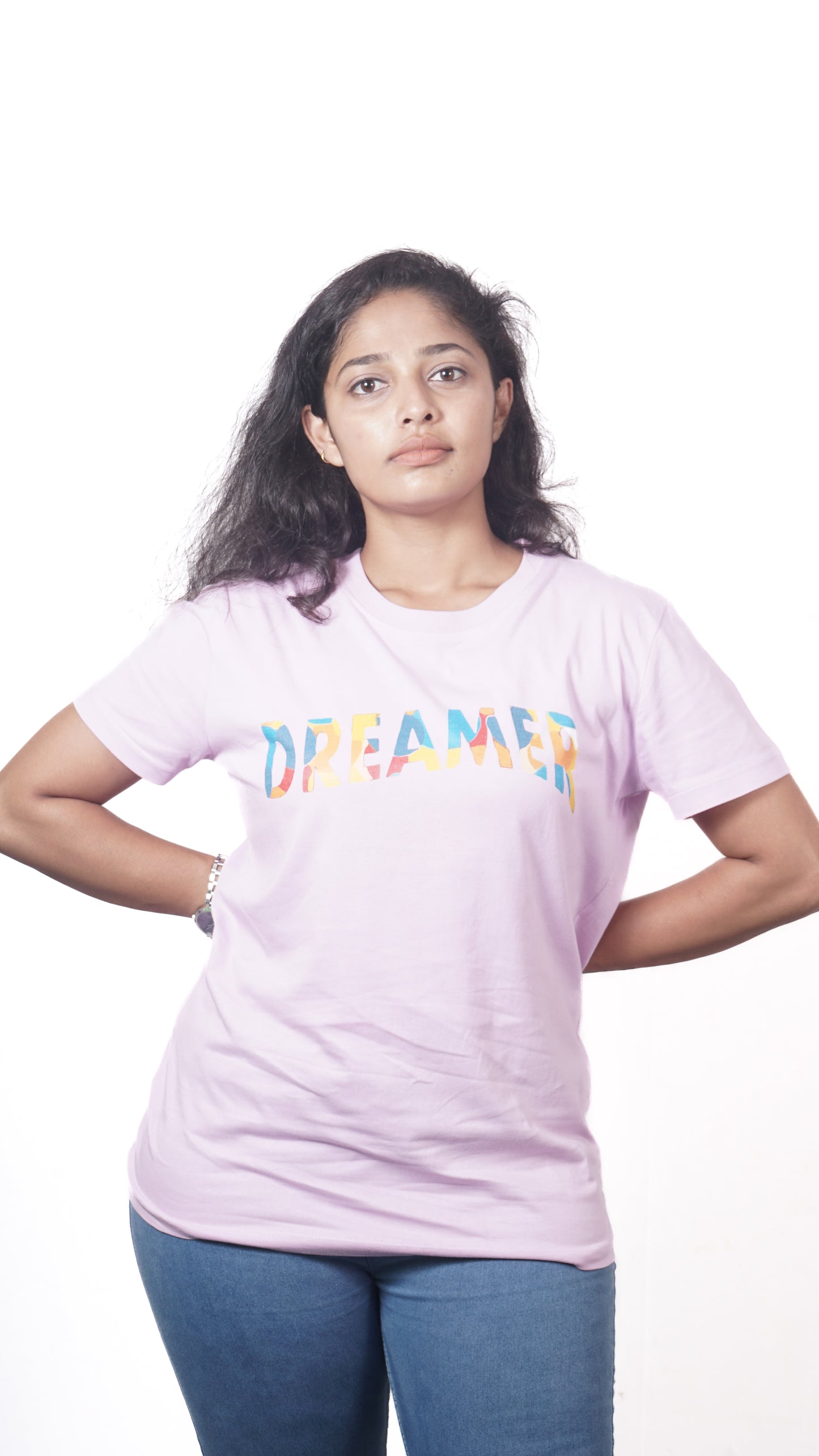 dreamer - womens lilac tshirt