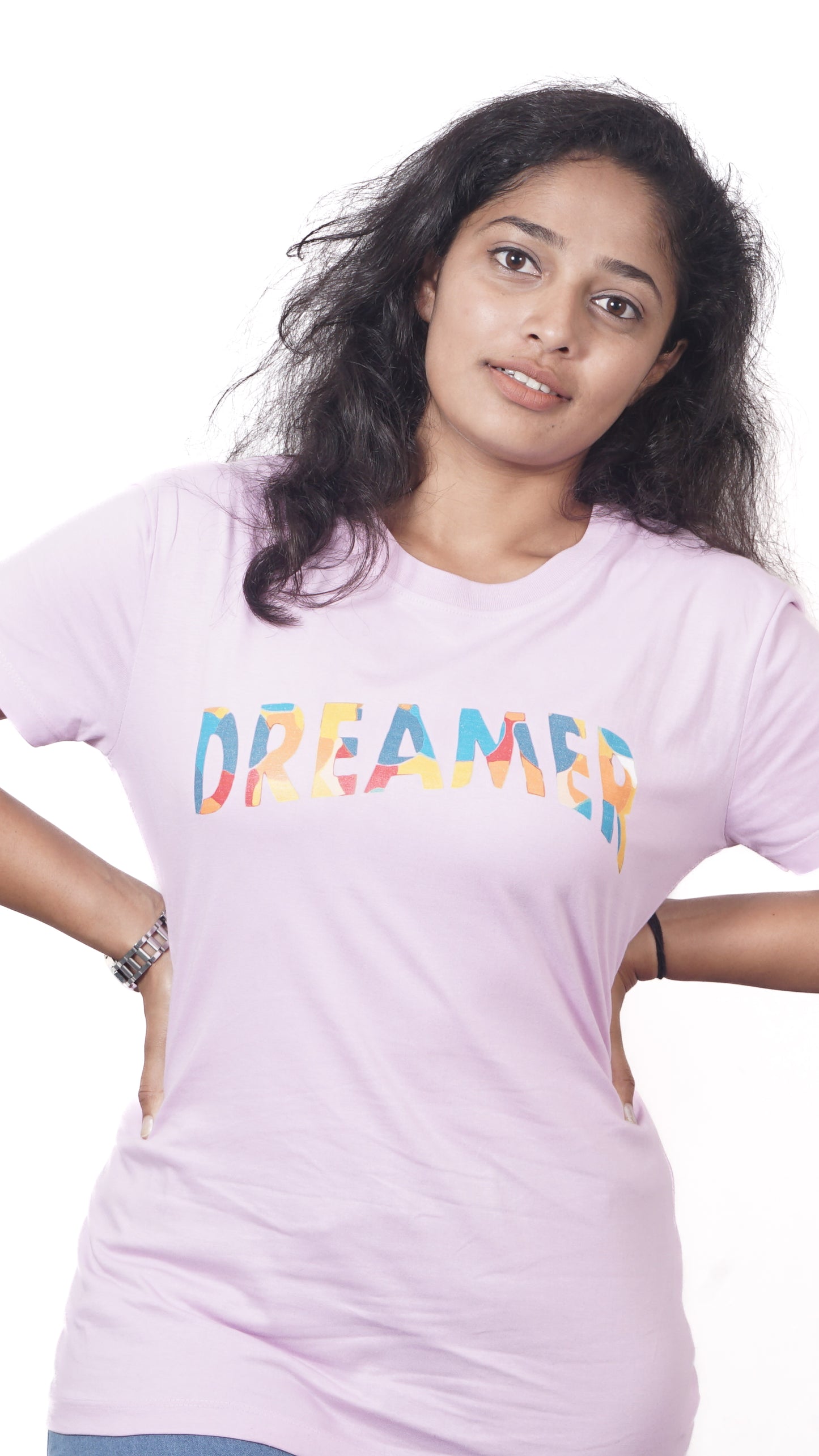 dreamer - womens lilac tshirt