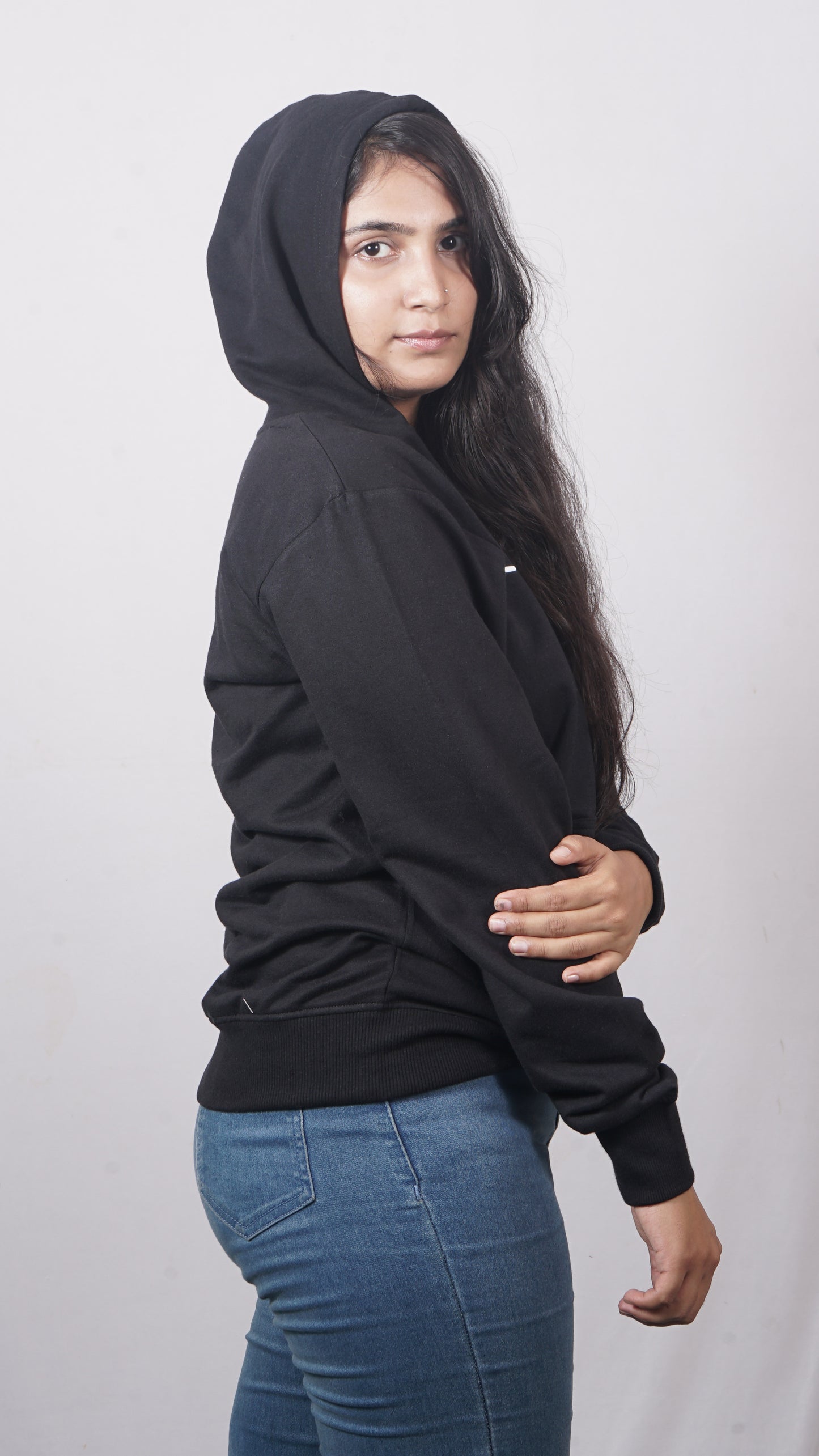 friends - black oversized hoodie